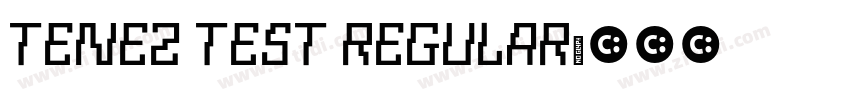 Tenez Test Regular字体转换